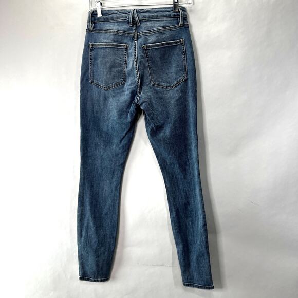 Good American High Waisted Stretch Denim Jeans 6/28 - Picture 3 of 10